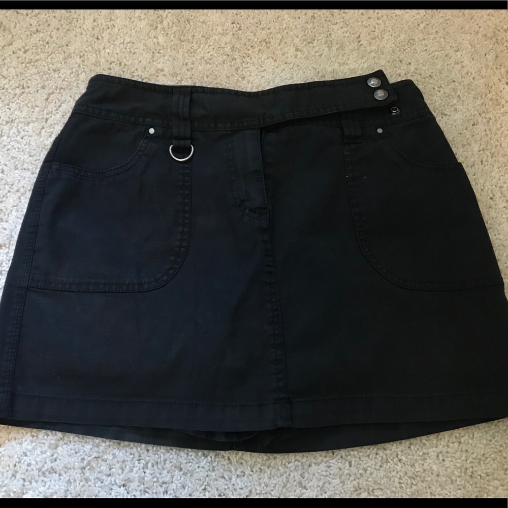 Jean skort: skirt + shorts